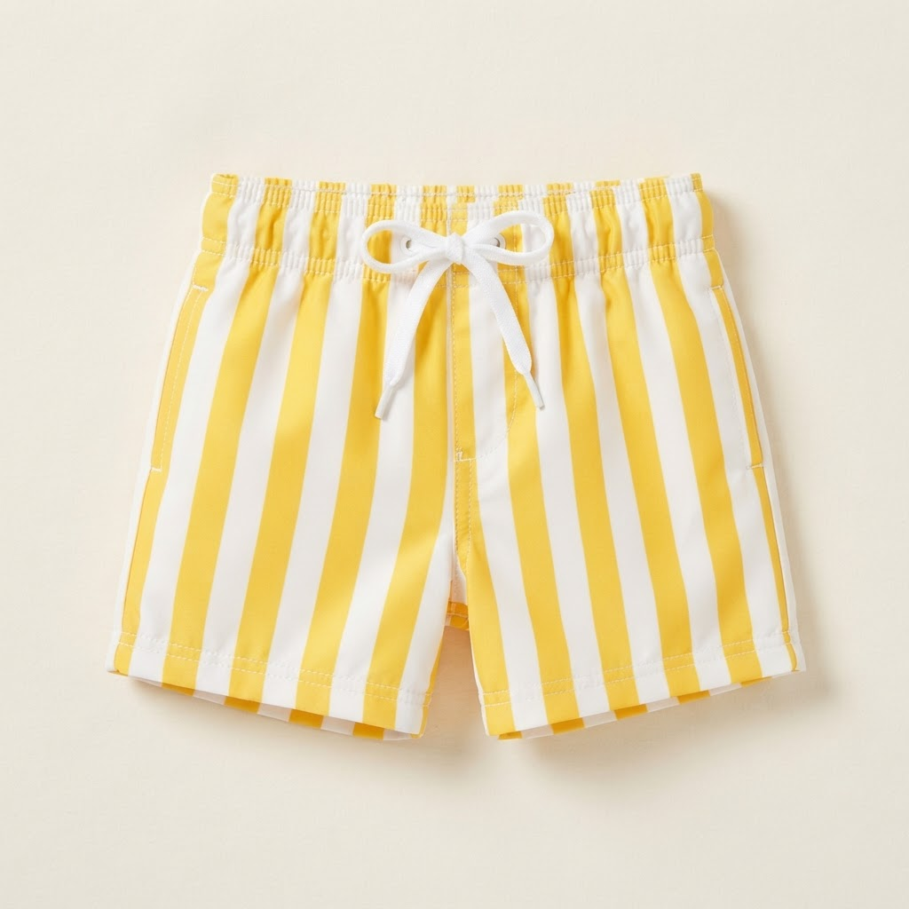 Capri Stripe Swim Short