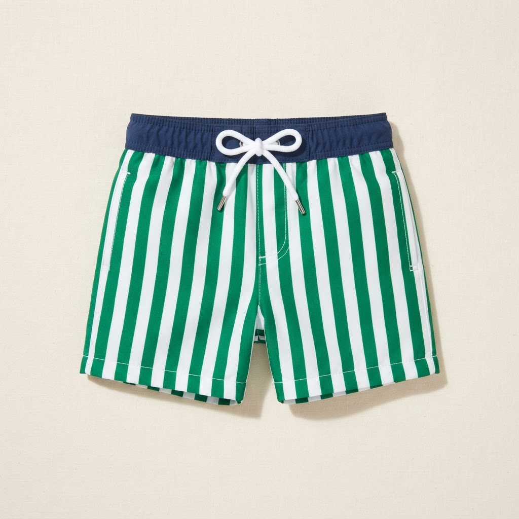 Malibu Stripe Swim Short